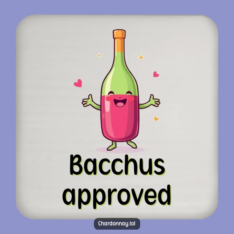 Funny Dancing Wine Bottle Coaster Set - Protect Surfaces with Comedic Elegance