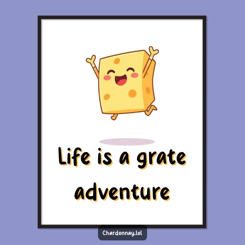 Free Printable Wall Art: Cheesy Leap for Quirky, Downloadable Home Decor Gift