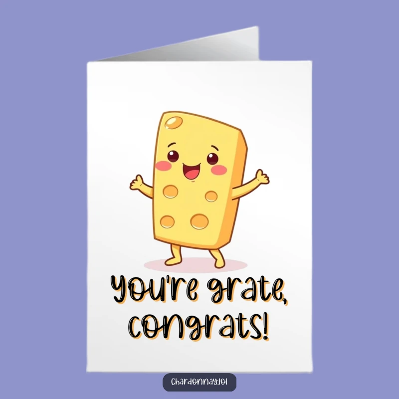 Free Printable Congrats Card: Cheesy Dance Move, Humorous Celebration Downloadable