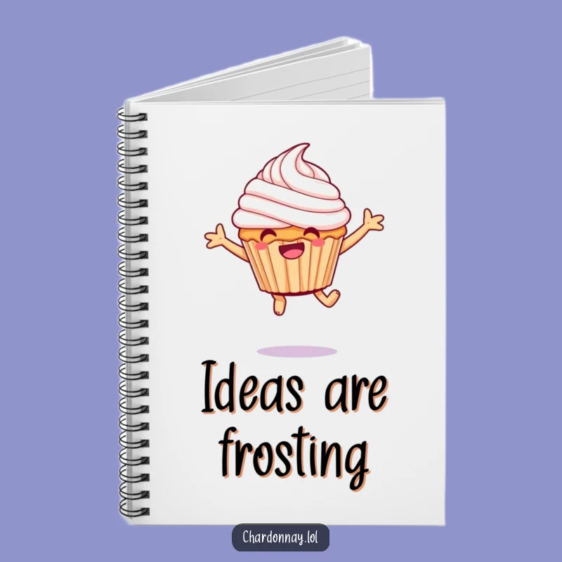 Funny Giggling Cupcake Notebook: Hilarious Frosting Leap Journal, Perfect Funny Gift